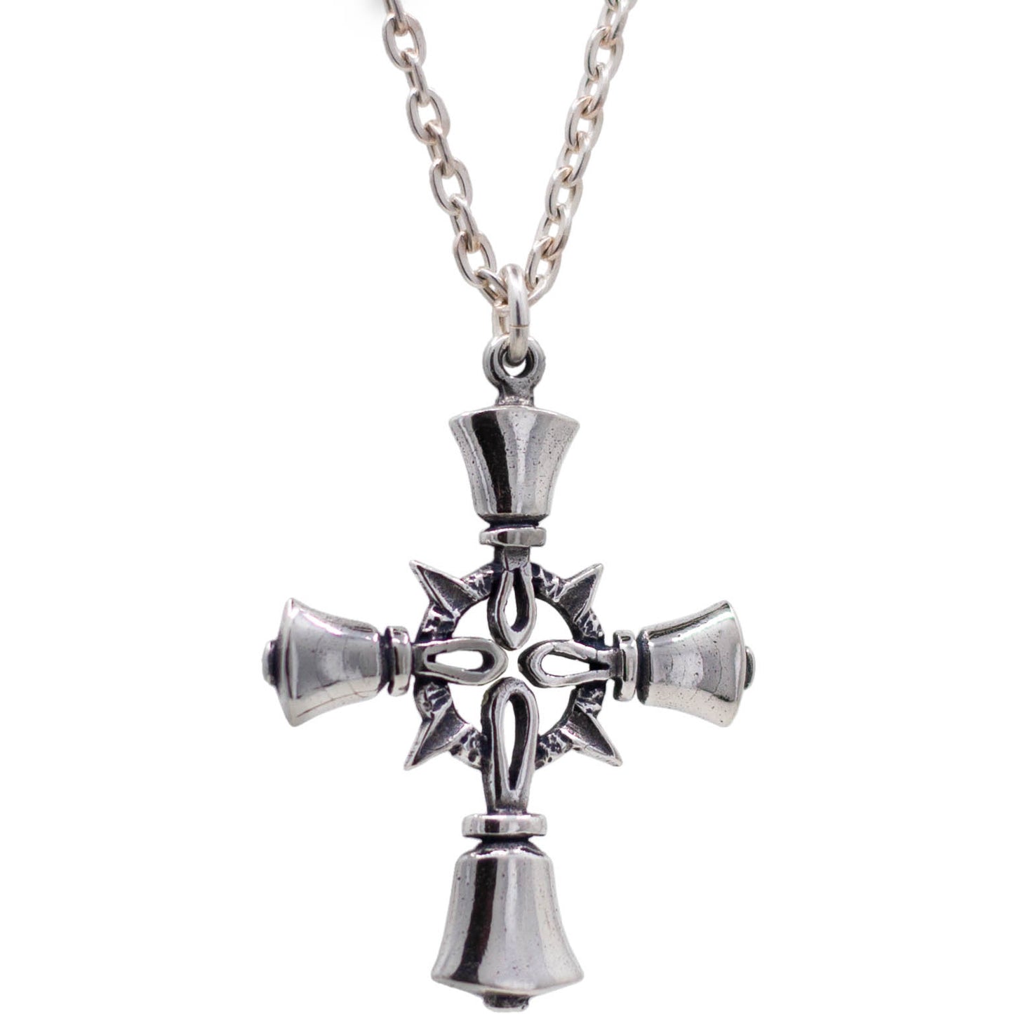 Cross Pendant with 22in. chain - sterling silver (FMI)