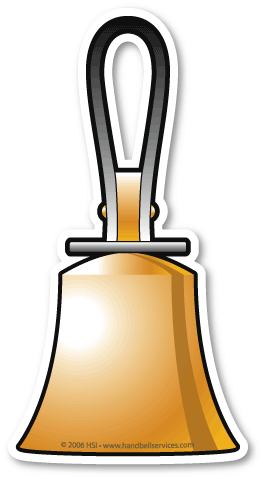 6" Handbell Vehicle Magnet