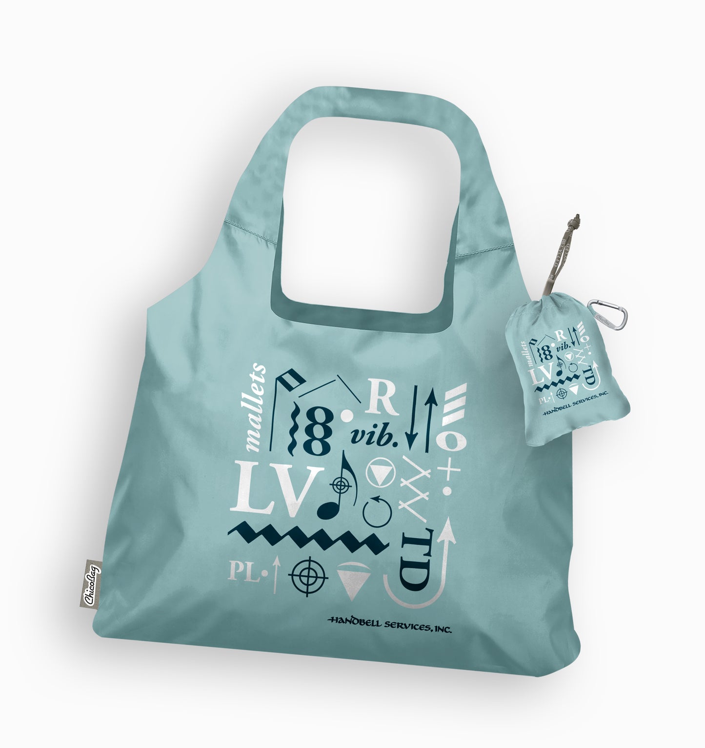 Reusable Handbell Bag – Arctic Blue