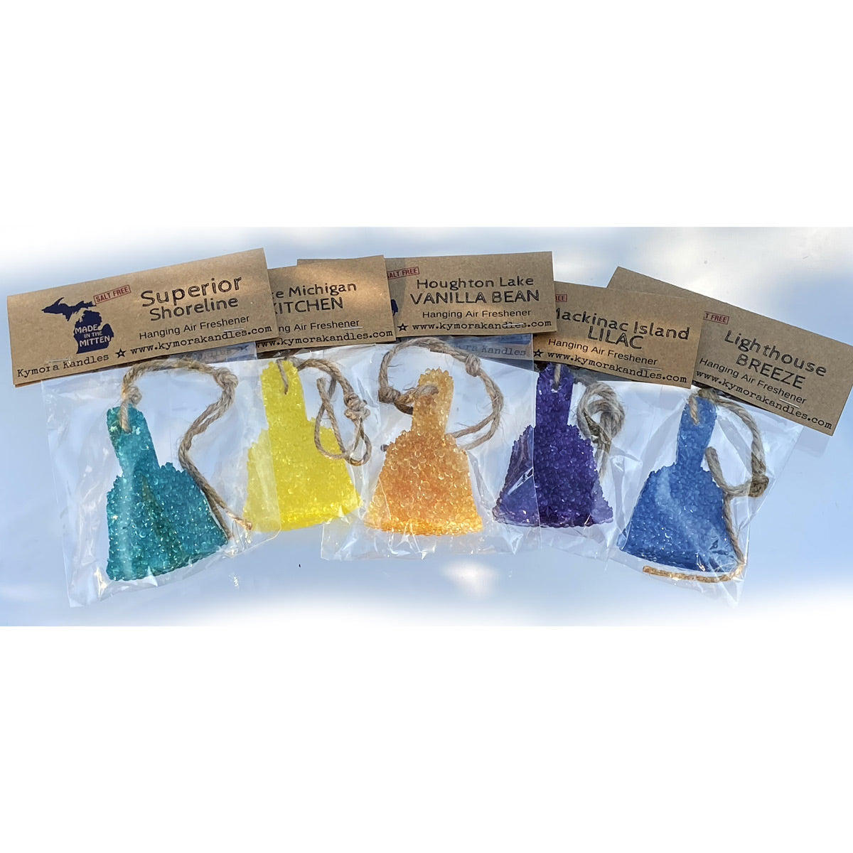 Handbell-Shaped Air Fresheners - 10 scents