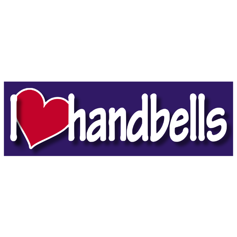 I Love Handbells Decal