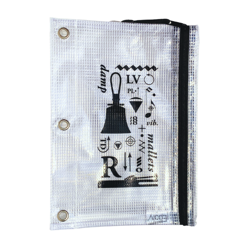 Notebook Zipper Case for Handbell & Handchime Musicians