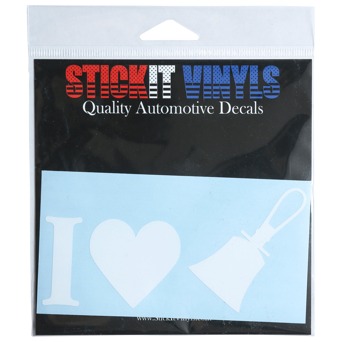 Handbell "I Love Handbells" Decal - 5 in.