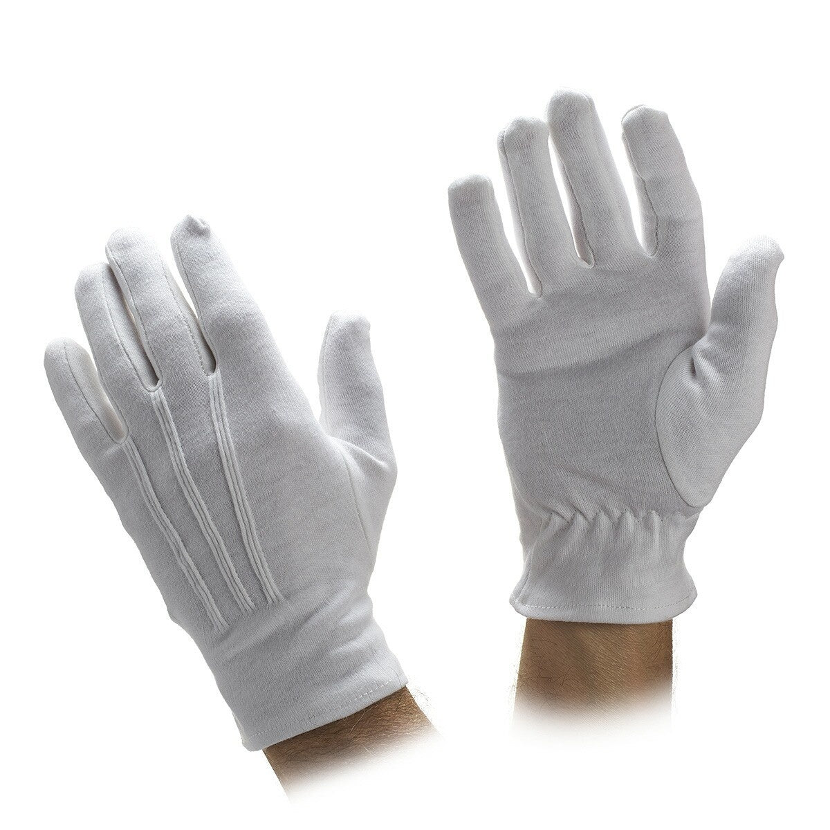 Cotton Performance Gloves - white