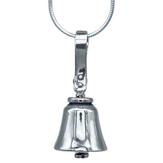 Handbell Pendant - Classic Design, Sterling Silver