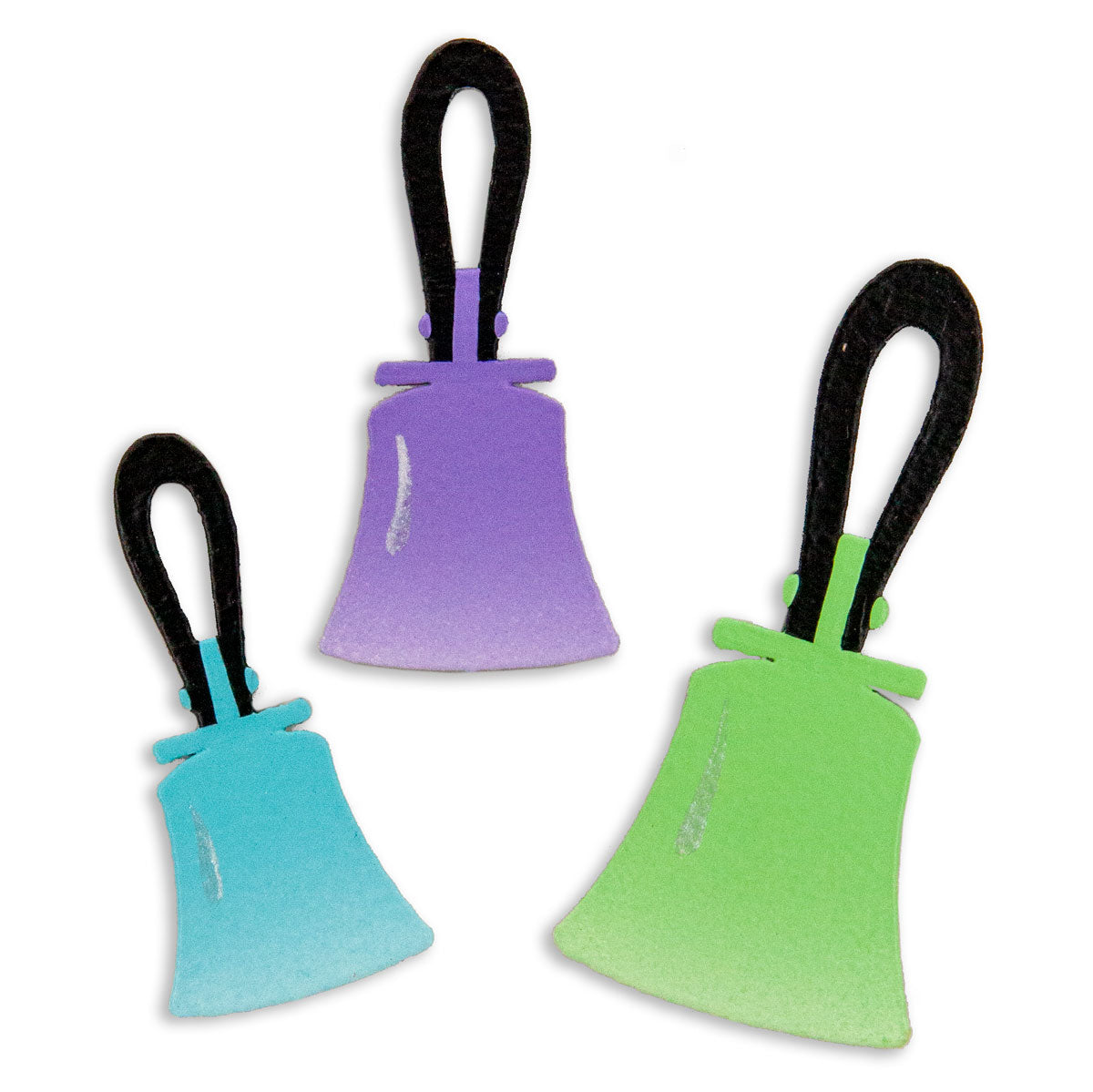 Metal Art Magnet - 3 bells (cool)