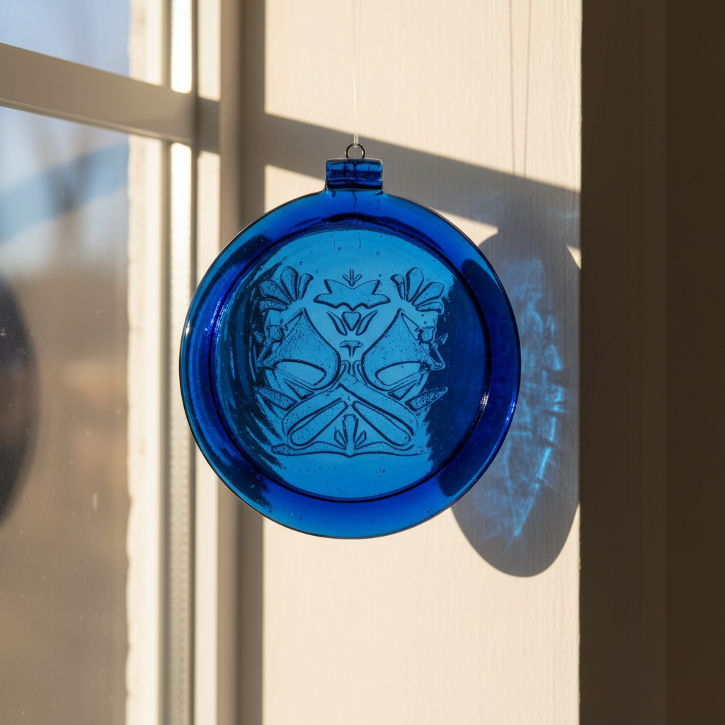 Handbell Glass Medallion