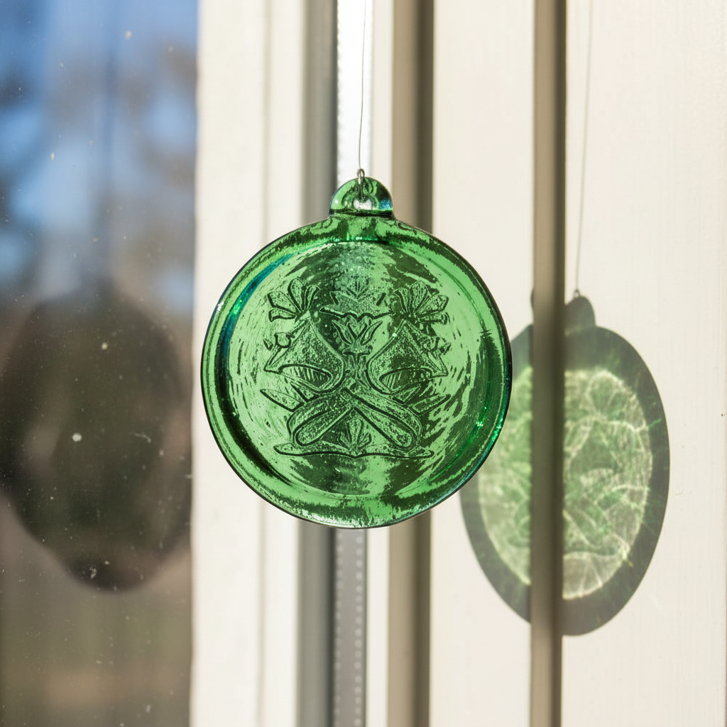 Handbell Glass Medallion