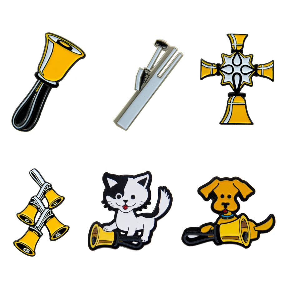 Handbell Pins – Cloisonné