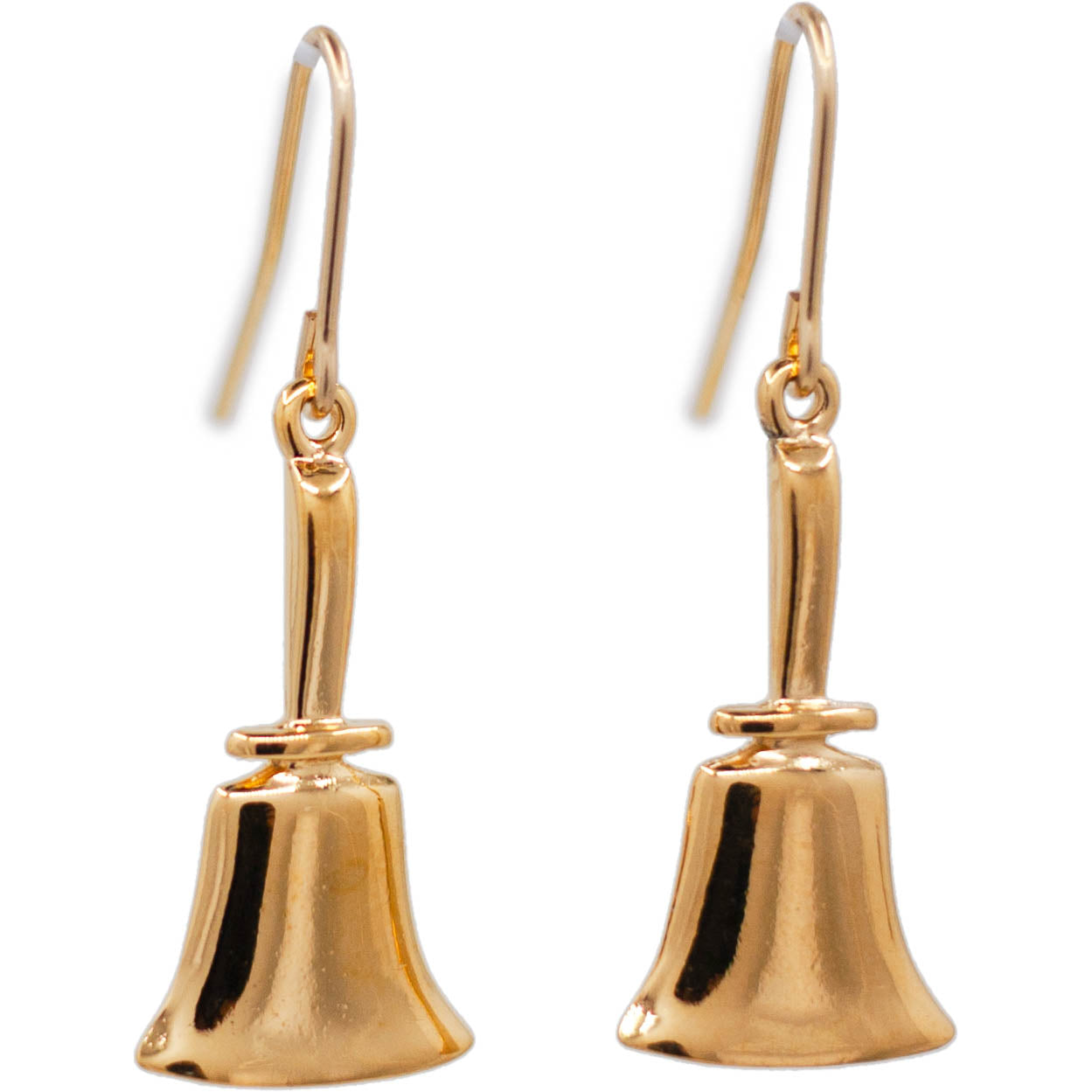 Handbell Earrings Classic in Gold Vermeil – Handcrafted in Arizona