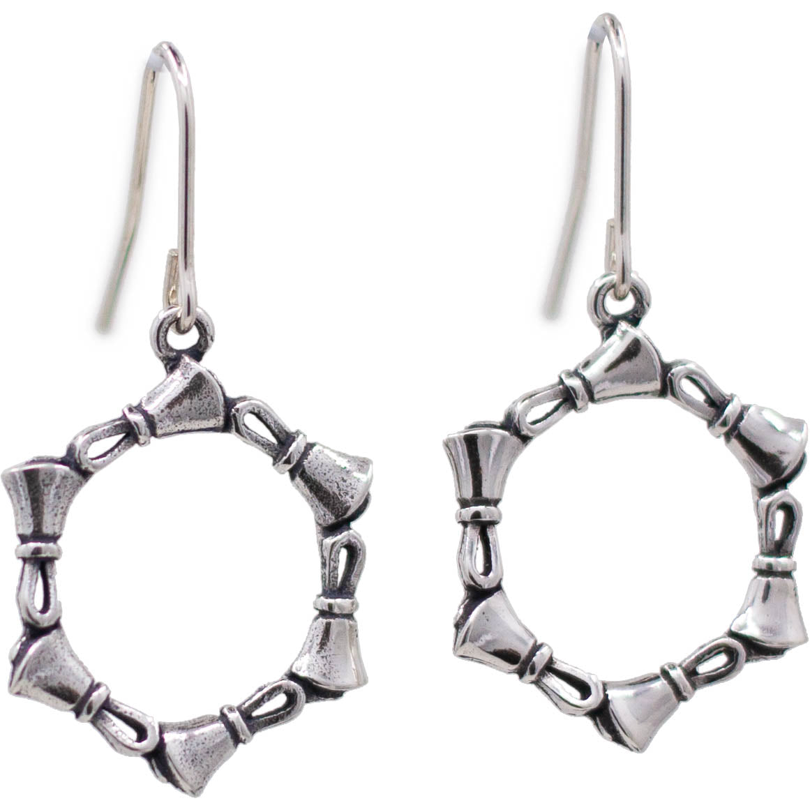 "Circle of Bells" Earrings - sterling silver (FMI)
