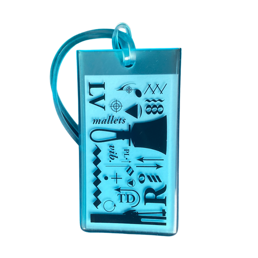 Luggage Tag for Handbell or Handchime Case