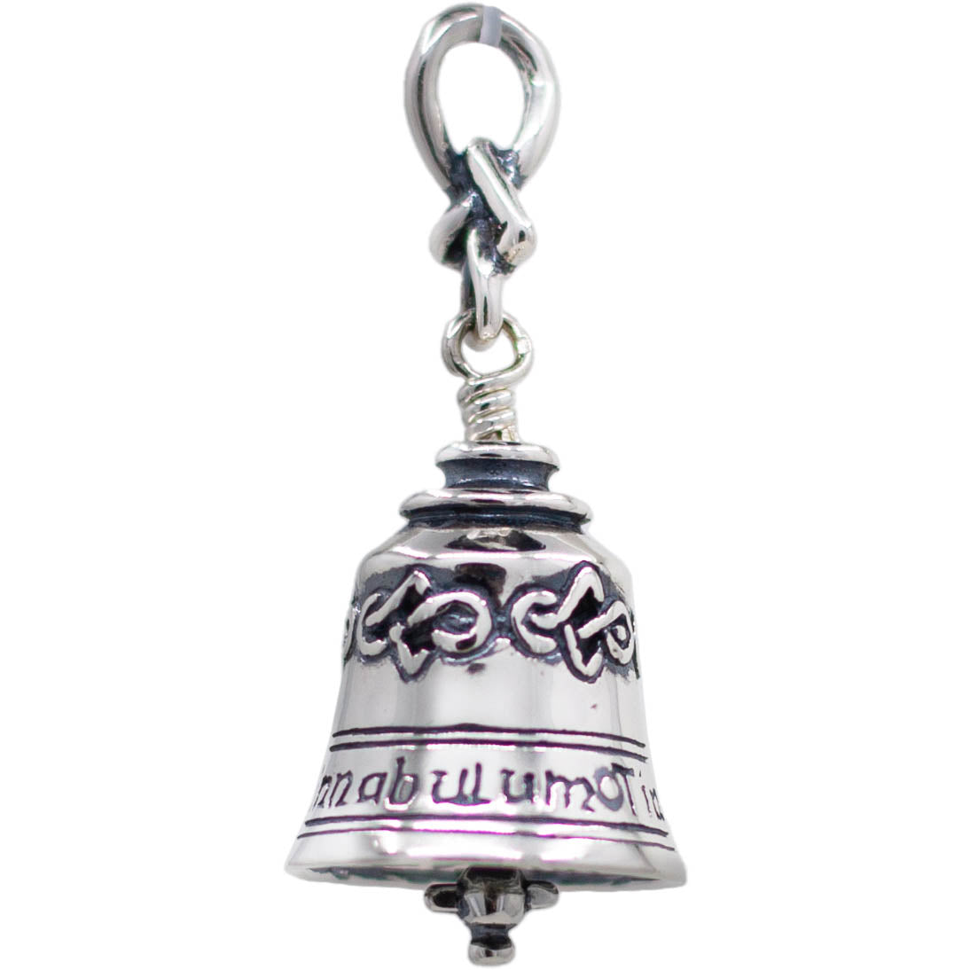 Celtic Bell Pendant - sterling silver