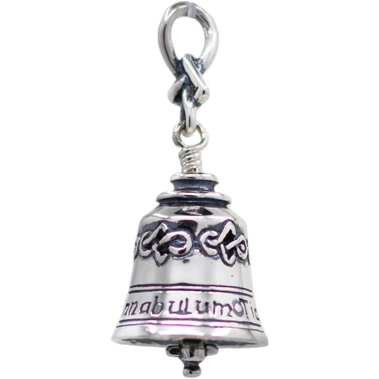 Celtic Handbell Pendant - sterling silver
