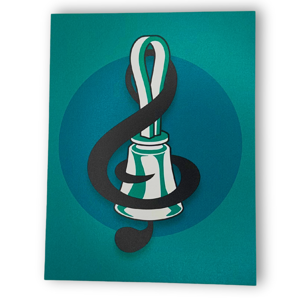 Handbell Notecards – Treble Clef & Bell – Handbell Services