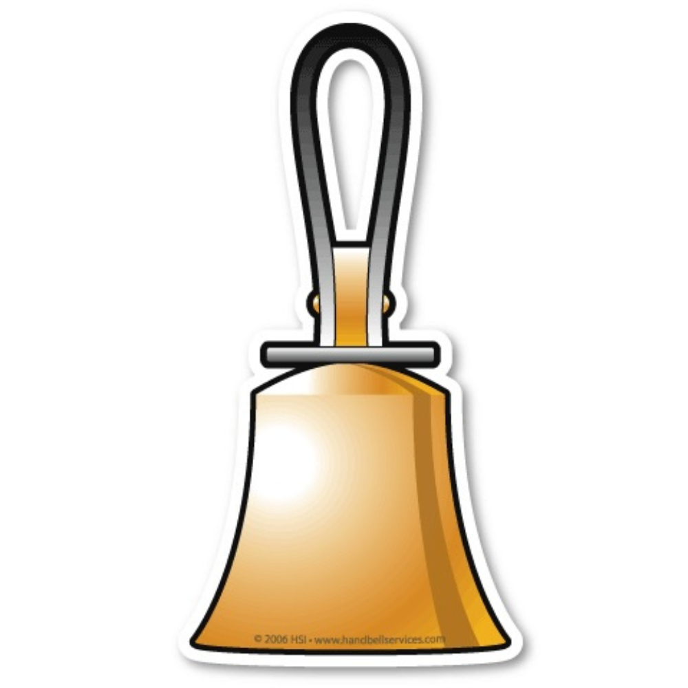 6" Handbell Vehicle Magnet