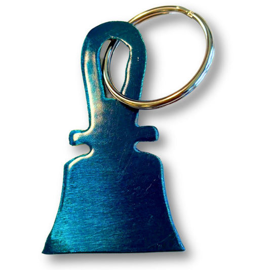 NEW!  Handbell Metal Cut Keyring