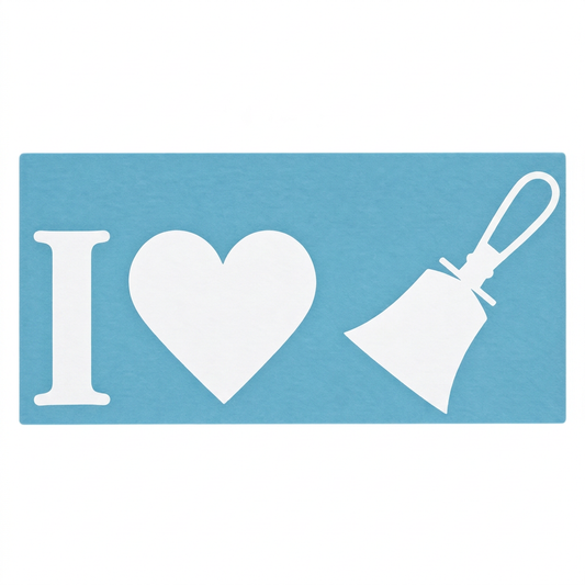 I Love Handbells Decal