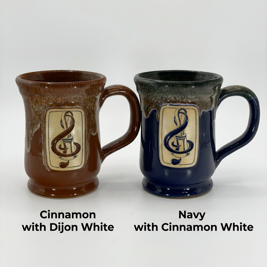 Two mugs spaced slightly farther apart