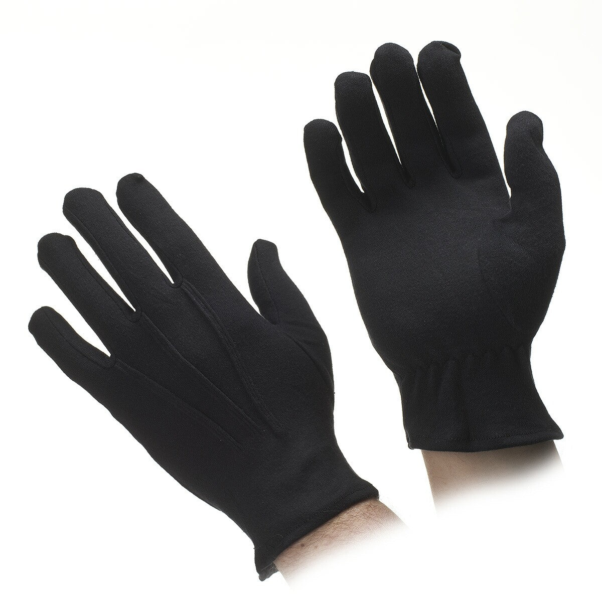 Cotton Performance Gloves - black