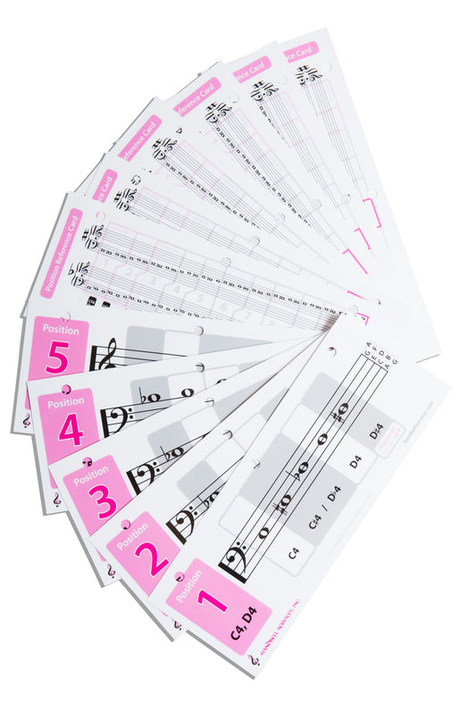 Notebook Reference Cards - set of 11